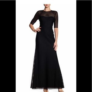 Vera Wang Women's Elbow Sleeve Graphic Lace W/ Ill